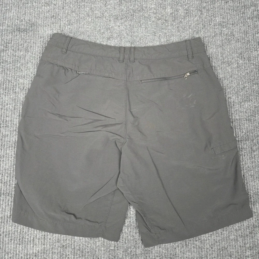 The North Face Mens Gray Hiking Trail Shorts Size 34 Regular Quick Dry Technical